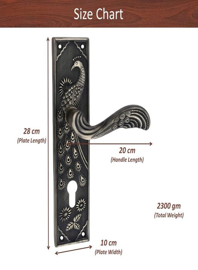 أتوم قفل باب نقر شديد التحمل من Atom بمفتاح أحادي الجانب لغرفة النوم، غرفة المعيشة، الباب الرئيسي، تشطيب نحاسي عتيق | 3 مفاتيح | طقم قفل للمنزل، الفندق، المكتب (MAYURCYOSK70) - Image 4